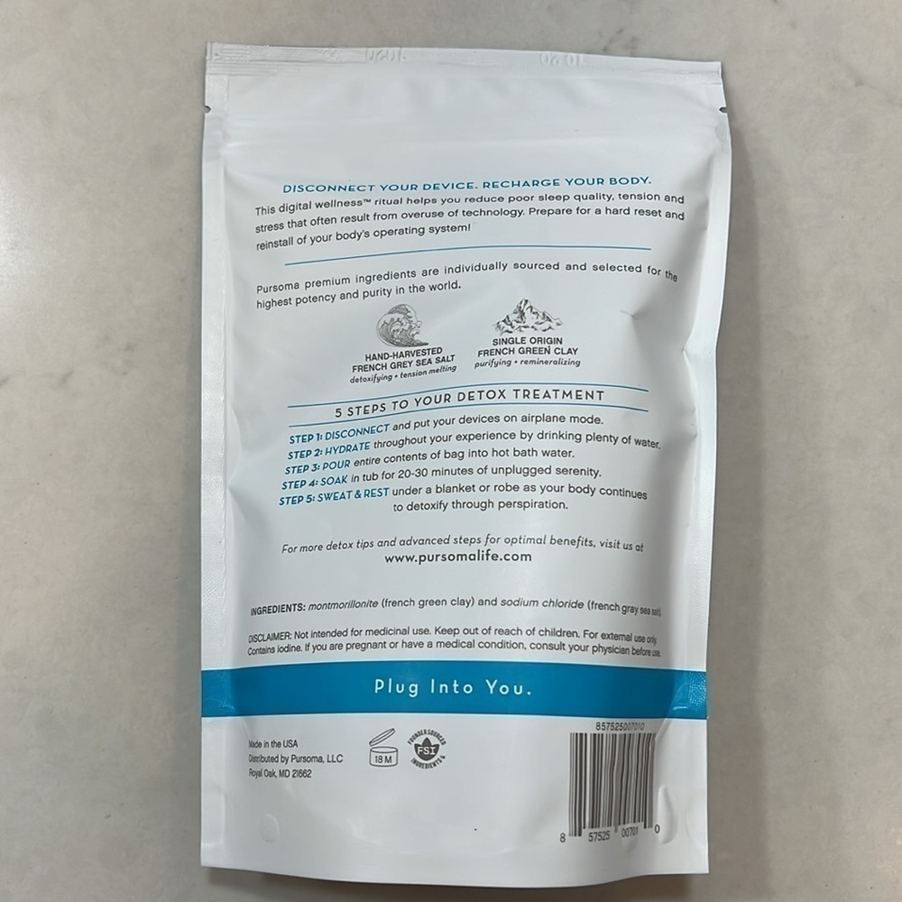 Pursoma digital detox bath soak - Picture 2 of 2